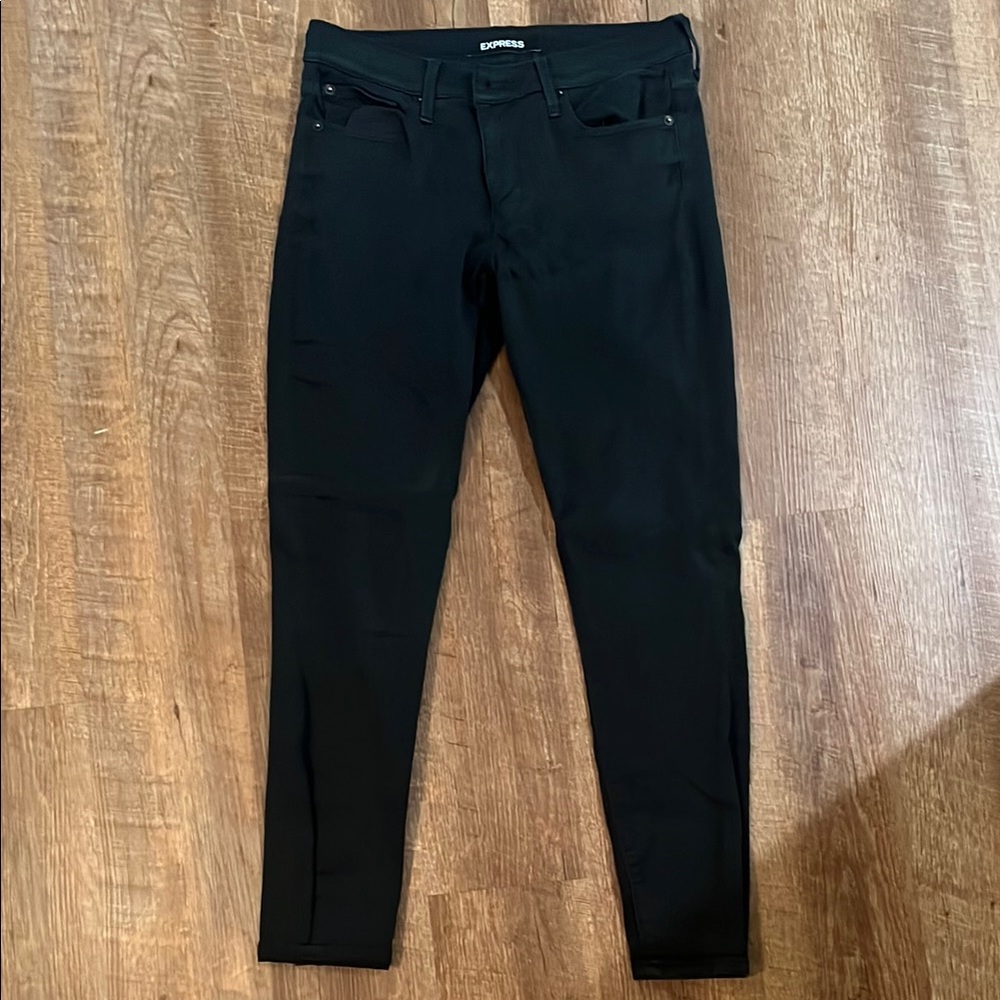 Express Jet Black Denim Pants